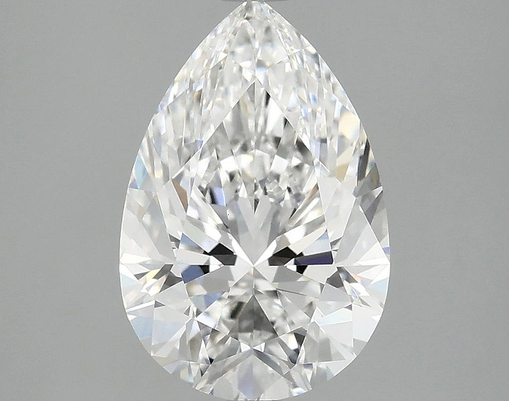 3.1 Carat Pear Shaped Excellent Cut VVS2 IGI Certified Lab Grown Diamond