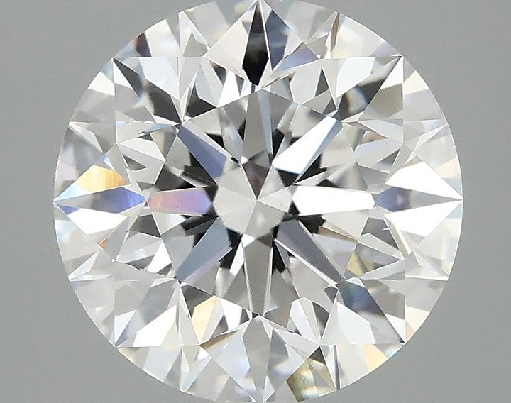 3.09 Carat Round Shaped Excellent Cut VVS2 IGI Certified Lab Grown Diamond