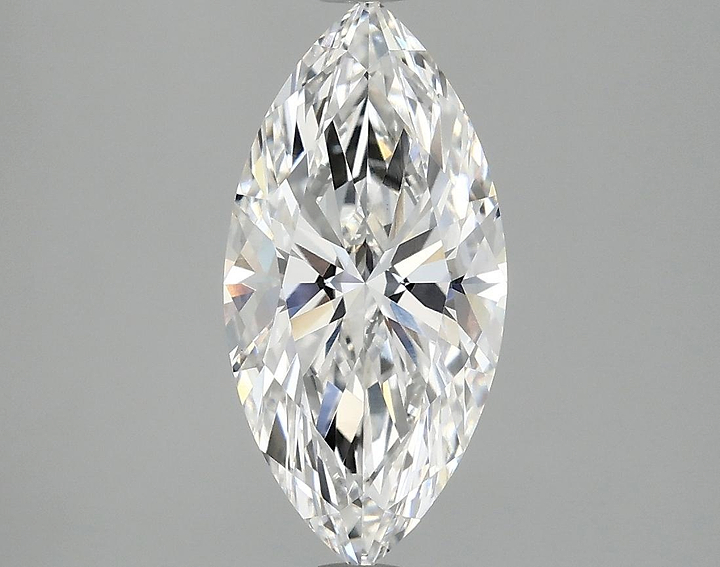 2.08 Carat Marquise Shaped Ideal Cut VVS2 IGI Certified Lab Grown Diamond