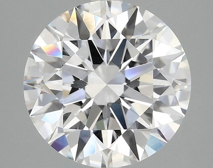 3.06 Carat Round Shaped Ideal Cut VVS2 IGI Certified Lab Grown Diamond