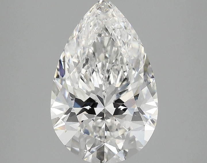 3.08 Carat Pear Shaped Ideal Cut VS2 IGI Certified Lab Grown Diamond