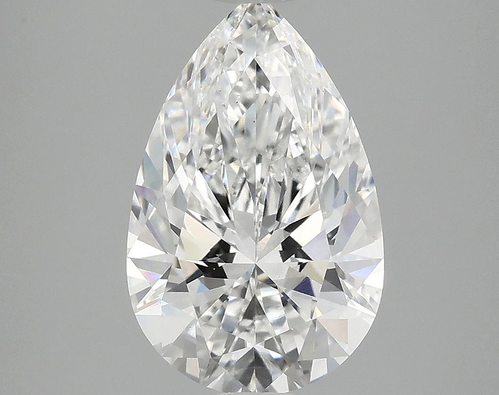 3.08 Carat Pear Shaped Ideal Cut VS1 IGI Certified Lab Grown Diamond