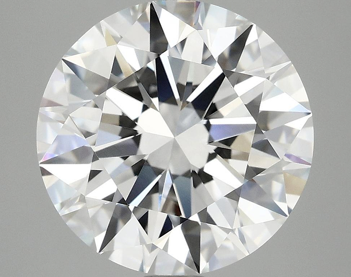 5.7 Carat Round Shaped Ideal Cut VVS2 IGI Certified Lab Grown Diamond
