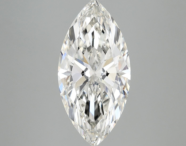 3.87 Carat Marquise Shaped Excellent Cut VVS2 IGI Certified Lab Grown Diamond