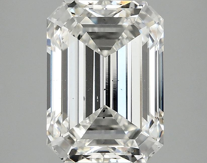 3.09 Carat Emerald Shaped Excellent Cut SI1 IGI Certified Lab Grown Diamond