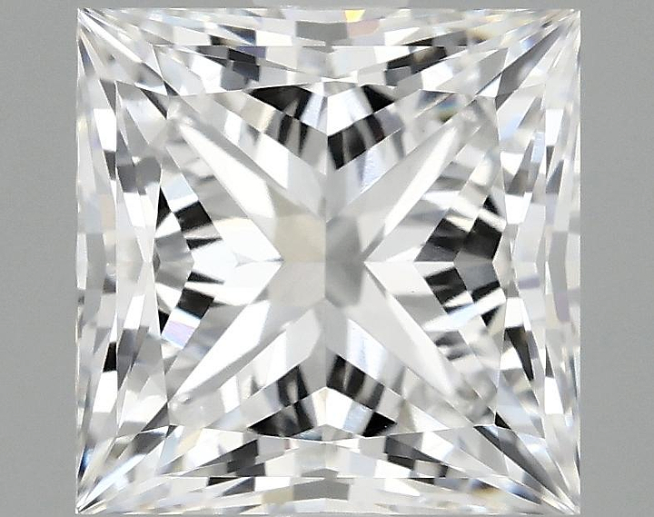 2.09 Carat Princess Shaped Ideal Cut VS1 IGI Certified Lab Grown Diamond