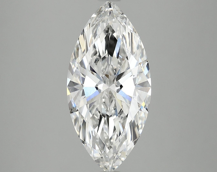 3.1 Carat Marquise Shaped Excellent Cut VVS2 IGI Certified Lab Grown Diamond