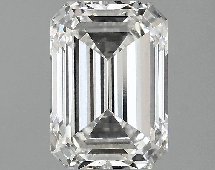 2.1 Carat Emerald Shaped Ideal Cut VVS2 IGI Certified Lab Grown Diamond
