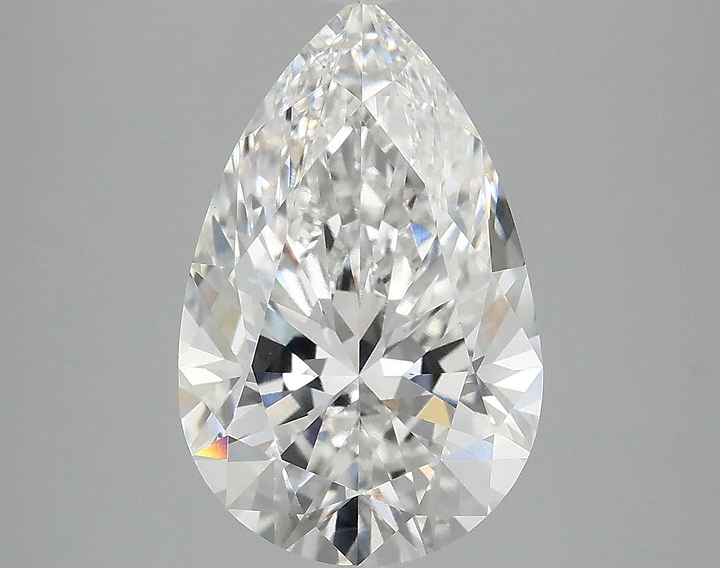 4.09 Carat Pear Shaped Ideal Cut VS1 IGI Certified Lab Grown Diamond