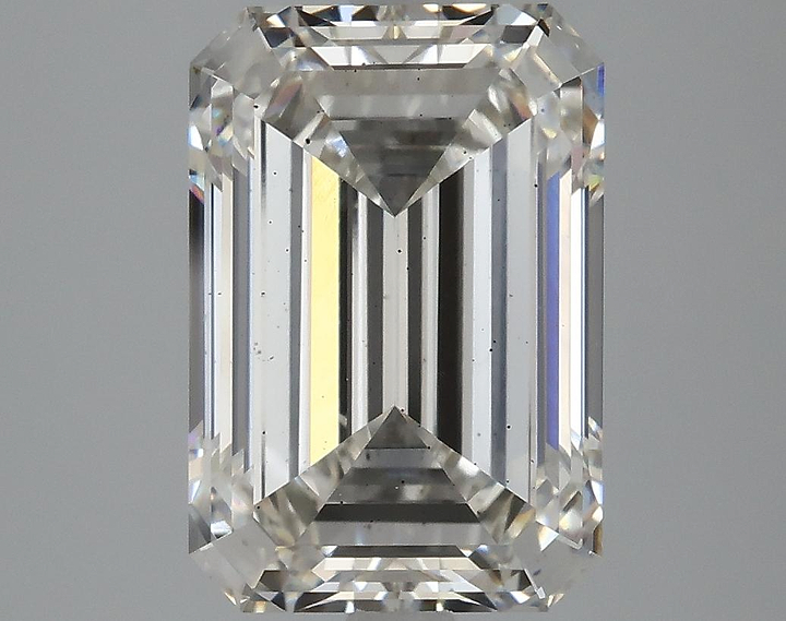 5.0 Carat Emerald Shaped Ideal Cut VS2 IGI Certified Lab Grown Diamond