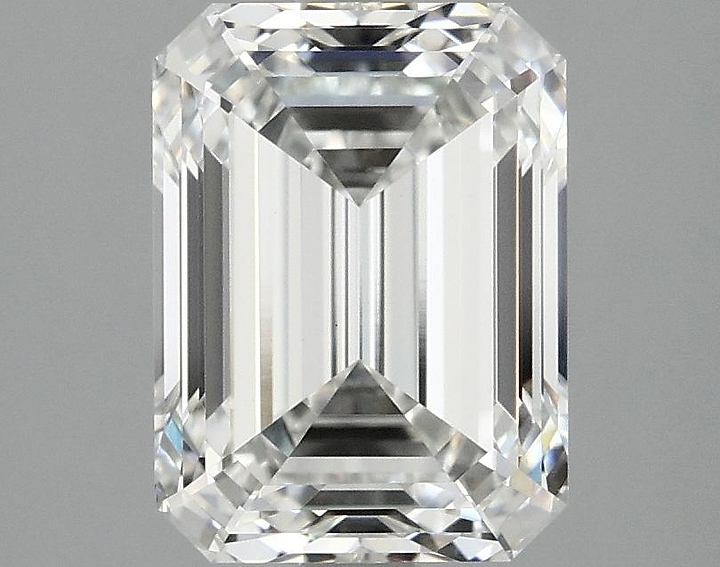 2.82 Carat Emerald Shaped Excellent Cut VVS2 IGI Certified Lab Grown Diamond