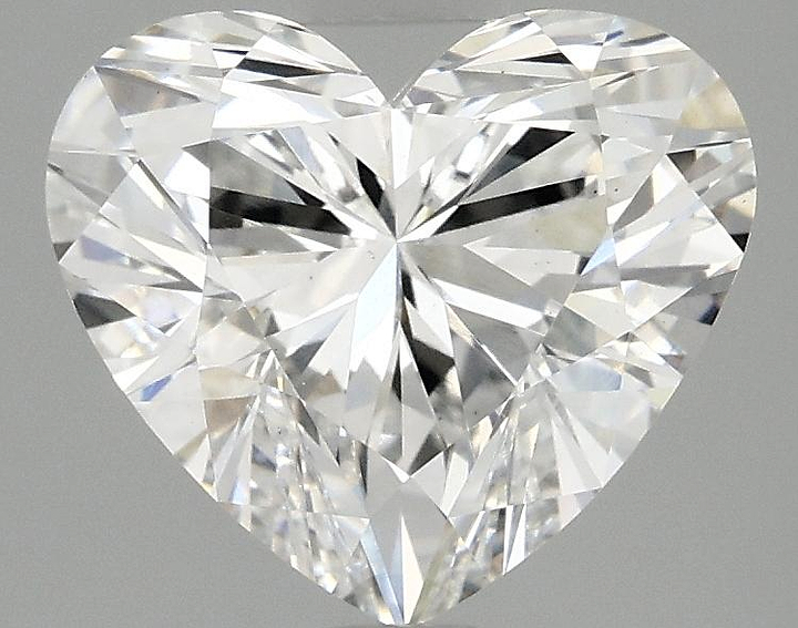 2.98 Carat Heart Shaped Ideal Cut VS1 IGI Certified Lab Grown Diamond