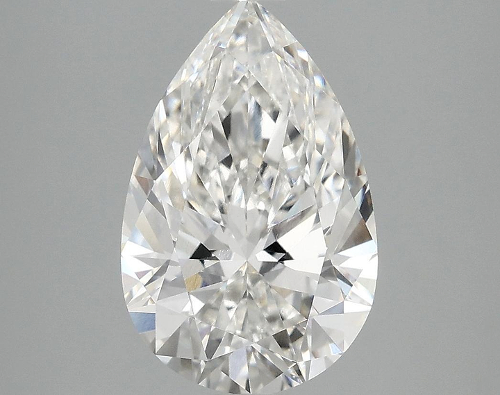 3.03 Carat Pear Shaped Ideal Cut VVS2 IGI Certified Lab Grown Diamond