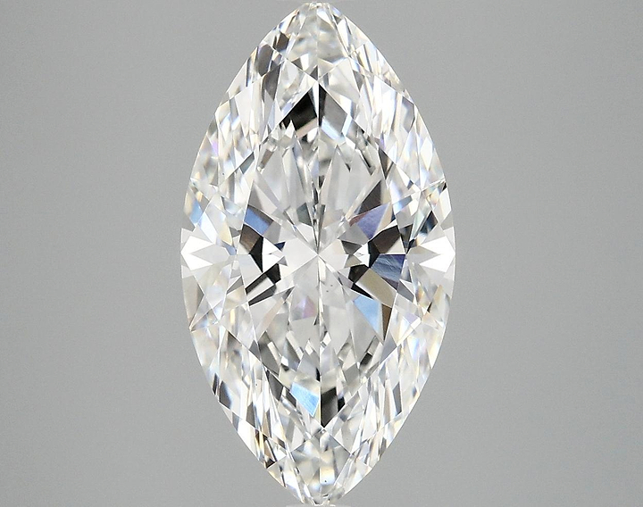 3.1 Carat Marquise Shaped Excellent Cut VVS2 IGI Certified Lab Grown Diamond