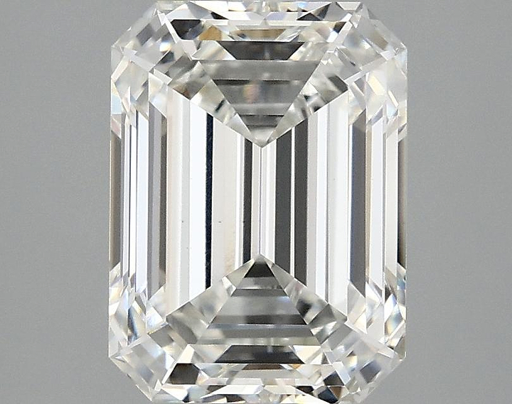 3.1 Carat Emerald Shaped Excellent Cut VS1 IGI Certified Lab Grown Diamond