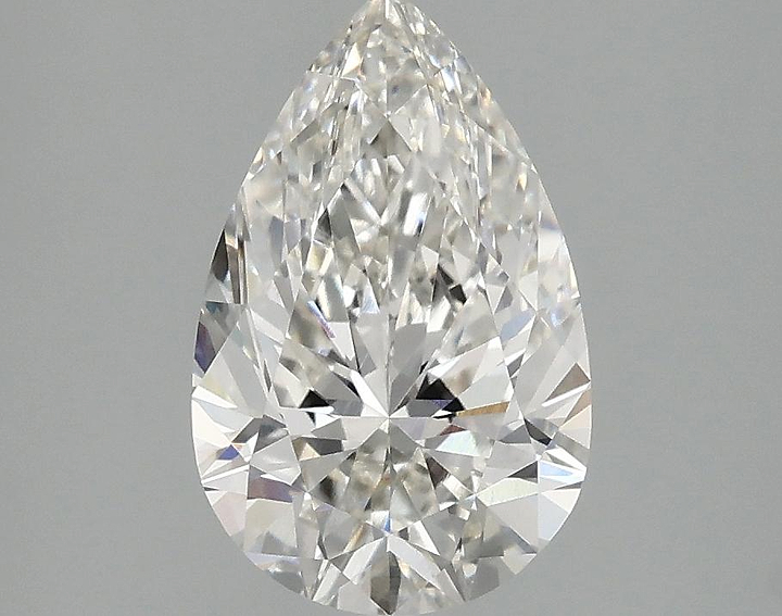 2.05 Carat Pear Shaped Ideal Cut VVS2 IGI Certified Lab Grown Diamond