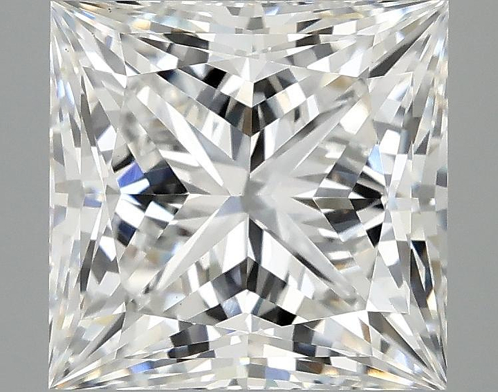 4.19 Carat Princess Shaped Ideal Cut VS1 IGI Certified Lab Grown Diamond