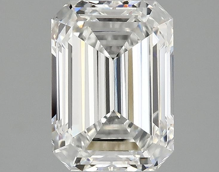 2.09 Carat Emerald Shaped Ideal Cut VVS2 IGI Certified Lab Grown Diamond