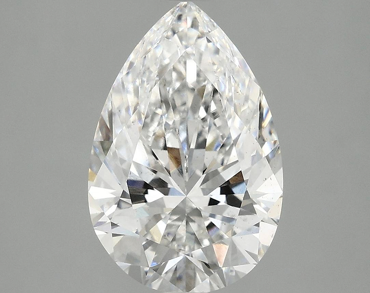 3.08 Carat Pear Shaped Excellent Cut VS2 IGI Certified Lab Grown Diamond