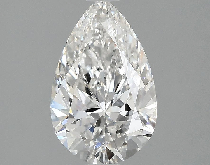 1.49 Carat Pear Shaped Ideal Cut VVS2 IGI Certified Lab Grown Diamond
