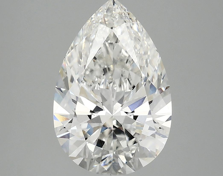 3.04 Carat Pear Shaped Excellent Cut VVS2 IGI Certified Lab Grown Diamond