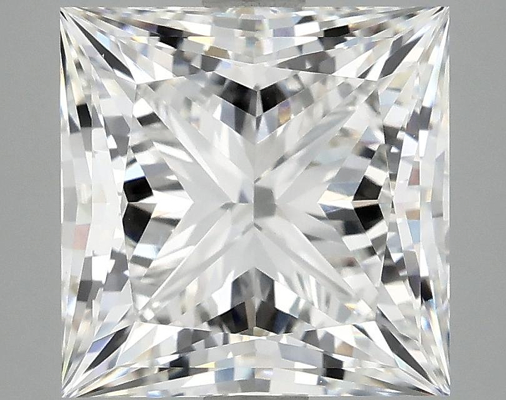 4.79 Carat Princess Shaped Ideal Cut VVS2 IGI Certified Lab Grown Diamond