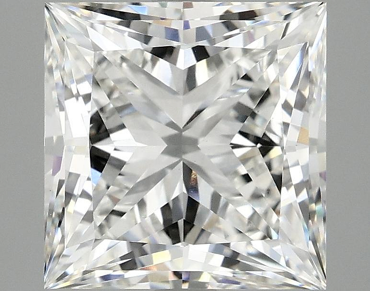 4.19 Carat Princess Shaped Ideal Cut VS1 IGI Certified Lab Grown Diamond