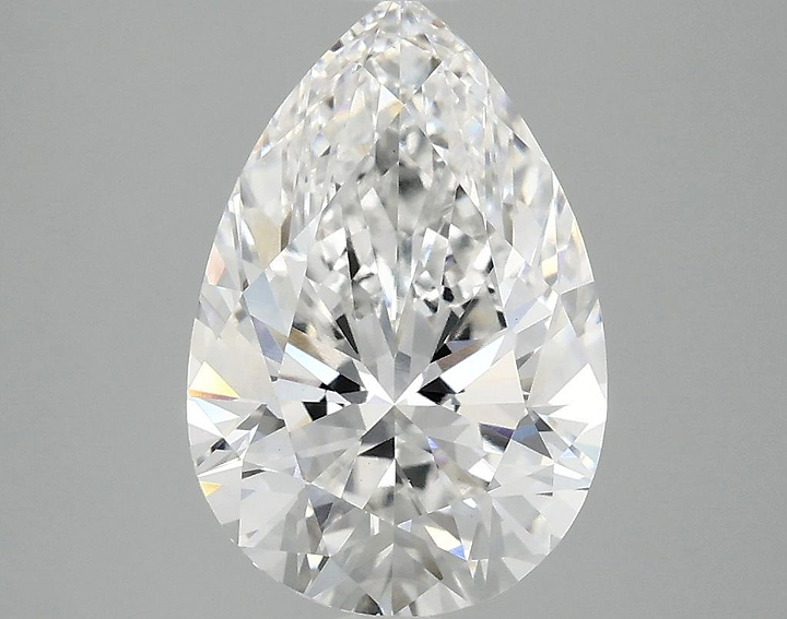 3.03 Carat Pear Shaped Excellent Cut VVS2 IGI Certified Lab Grown Diamond