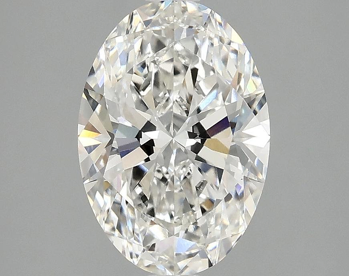 2.03 Carat Oval Shaped Ideal Cut VVS2 IGI Certified Lab Grown Diamond