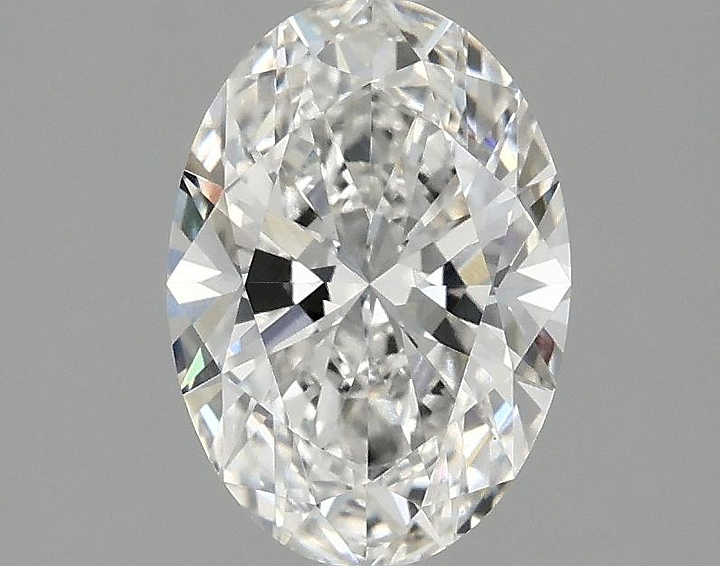 1.63 Carat Oval Shaped Ideal Cut VVS2 IGI Certified Lab Grown Diamond