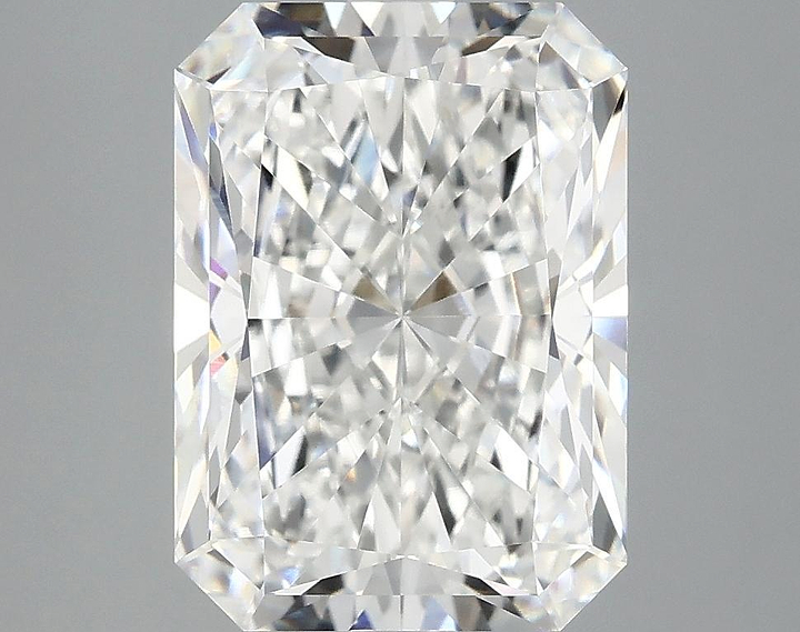 4.08 Carat Radiant Shaped Excellent Cut VVS2 IGI Certified Lab Grown Diamond