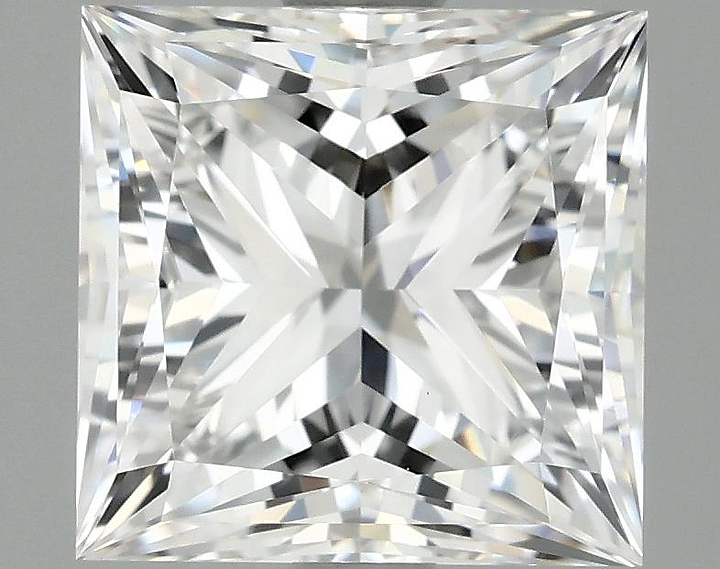 1.95 Carat Princess Shaped Ideal Cut VVS2 IGI Certified Lab Grown Diamond