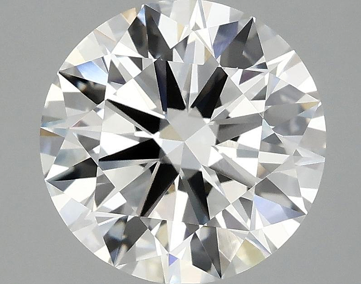 3.08 Carat Round Shaped Ideal Cut VVS2 IGI Certified Lab Grown Diamond