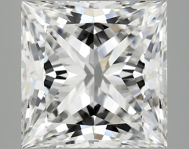 4.69 Carat Princess Shaped Ideal Cut VS1 IGI Certified Lab Grown Diamond