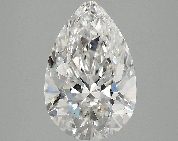 3.08 Carat Pear Shaped Excellent Cut VS1 IGI Certified Lab Grown Diamond