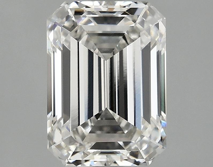 2.09 Carat Emerald Shaped Excellent Cut VVS2 IGI Certified Lab Grown Diamond