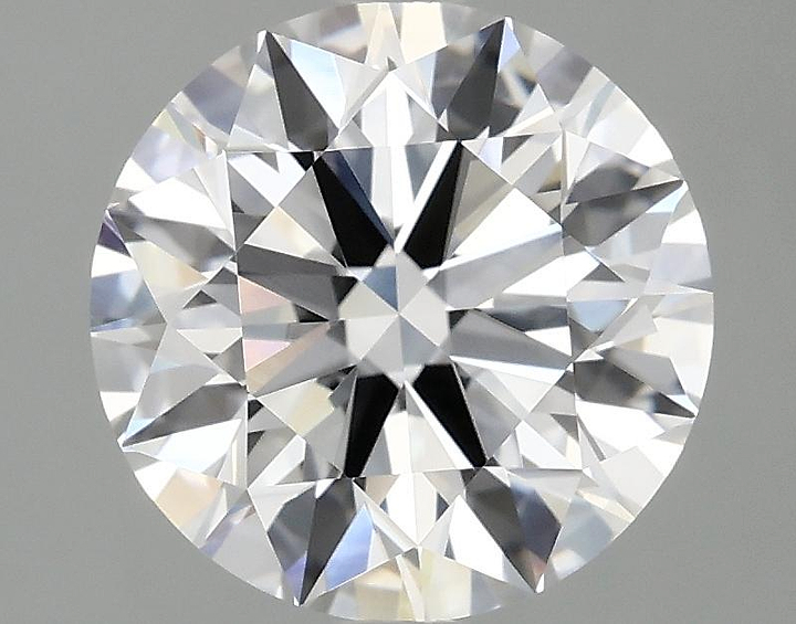 3.09 Carat Round Shaped Ideal Cut VVS2 IGI Certified Lab Grown Diamond