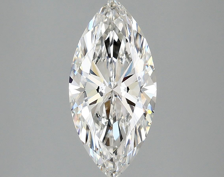 2.09 Carat Marquise Shaped Excellent Cut VVS2 IGI Certified Lab Grown Diamond