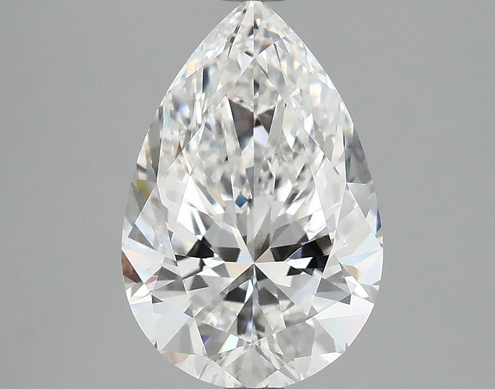 3.05 Carat Pear Shaped Excellent Cut VS1 IGI Certified Lab Grown Diamond