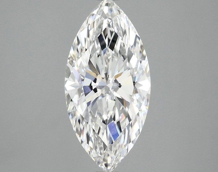 2.07 Carat Marquise Shaped Excellent Cut VVS2 IGI Certified Lab Grown Diamond