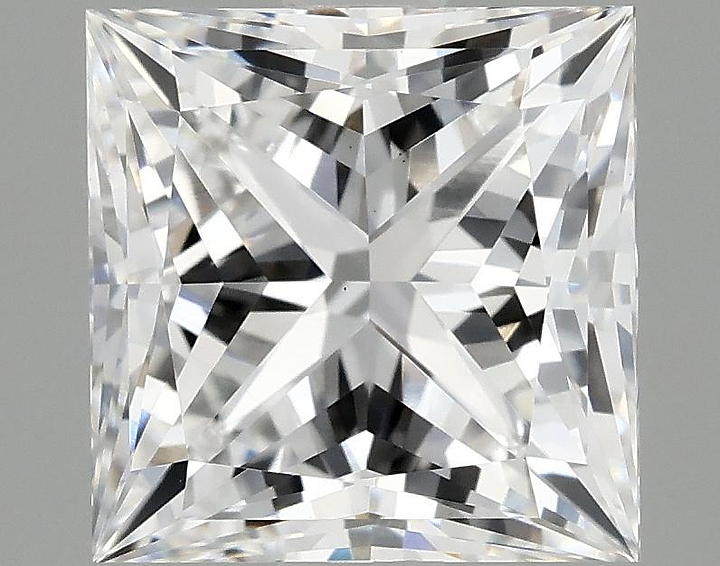 2.46 Carat Princess Shaped Ideal Cut VS1 IGI Certified Lab Grown Diamond
