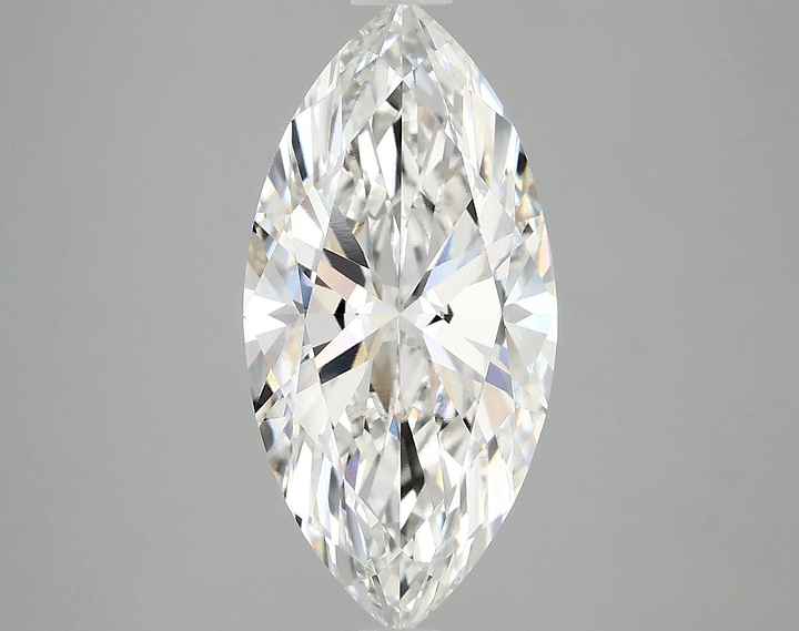 3.01 Carat Marquise Shaped Ideal Cut VVS2 IGI Certified Lab Grown Diamond