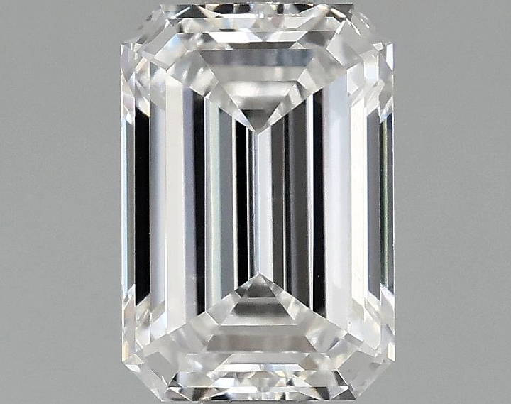 0.99 Carat Emerald Shaped Ideal Cut VVS2 IGI Certified Lab Grown Diamond