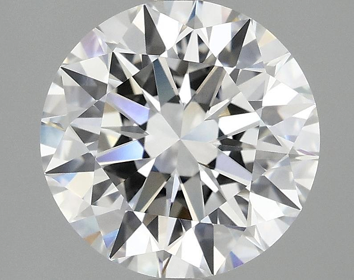 3.08 Carat Round Shaped Excellent Cut VVS2 IGI Certified Lab Grown Diamond