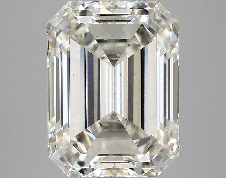 5.03 Carat Emerald Shaped Excellent Cut VS1 IGI Certified Lab Grown Diamond
