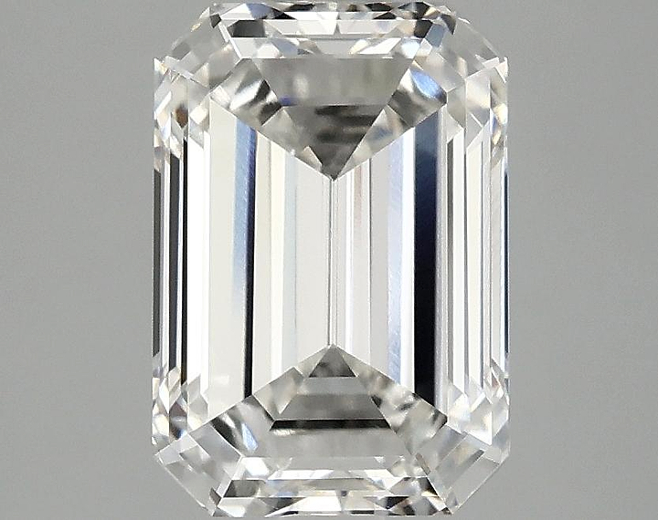 2.98 Carat Emerald Shaped Ideal Cut VVS2 IGI Certified Lab Grown Diamond