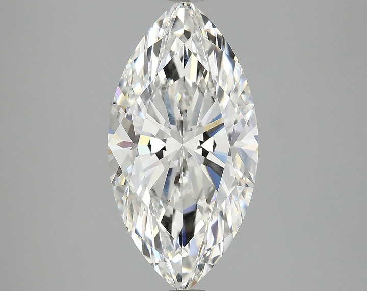 3.09 Carat Marquise Shaped Ideal Cut VVS2 IGI Certified Lab Grown Diamond