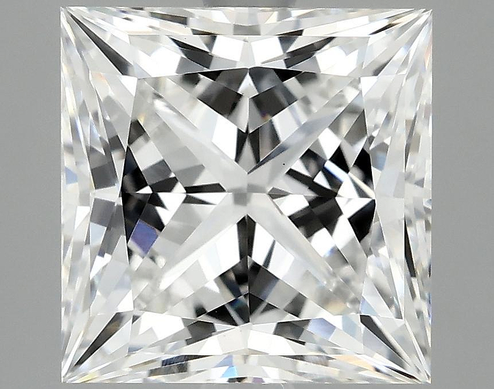 3.08 Carat Princess Shaped Ideal Cut VS1 IGI Certified Lab Grown Diamond