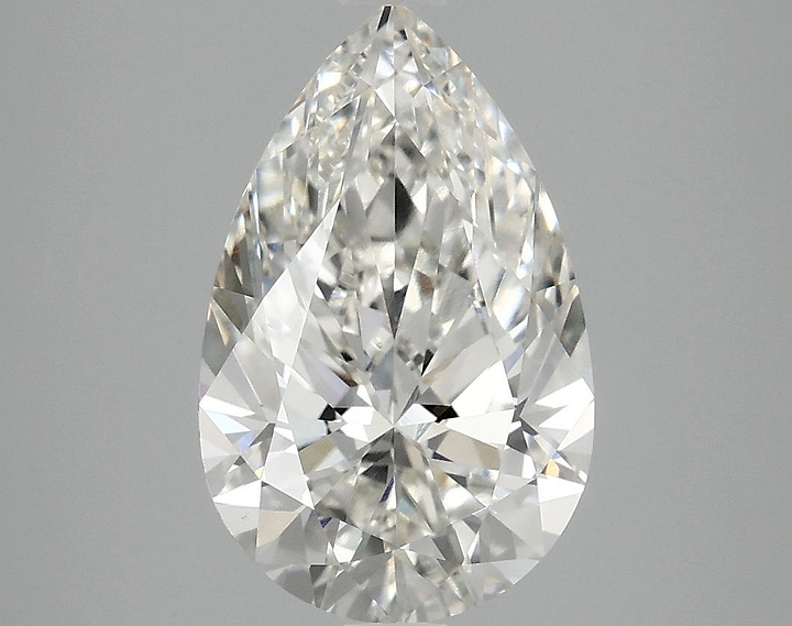 3.04 Carat Pear Shaped Ideal Cut VVS2 IGI Certified Lab Grown Diamond