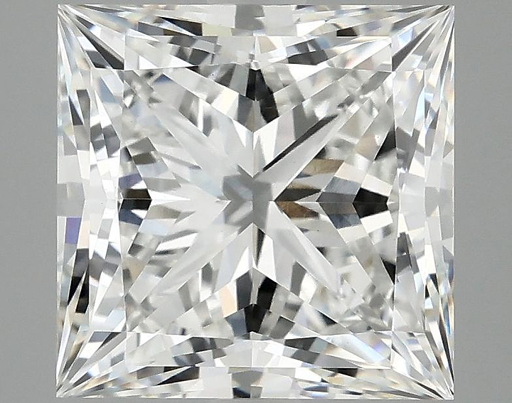 4.05 Carat Princess Shaped Ideal Cut VS1 IGI Certified Lab Grown Diamond